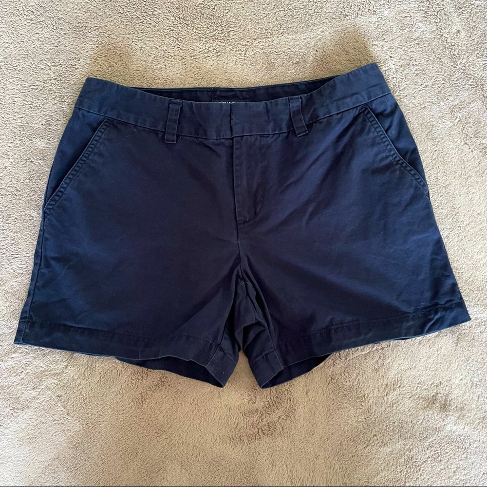 Tommy Hilfilger Navy Chino Cotton Shorts Size 6